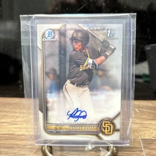 2022 Bowman Chrome Yendry Rojas 1st Prospect Auto Autograph #CPA-YR Pa
