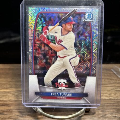 2023 Bowman Chrome Mega Box Trea Turner Mojo Refractor Philadelphia Ph