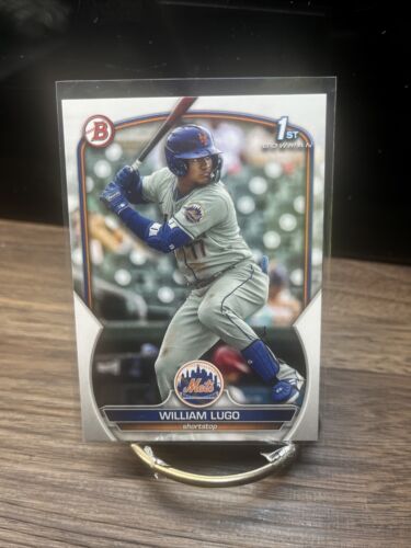 William Lugo 2023 Bowman Prospect 1st Bowman Baseball Card #BP-141 Met