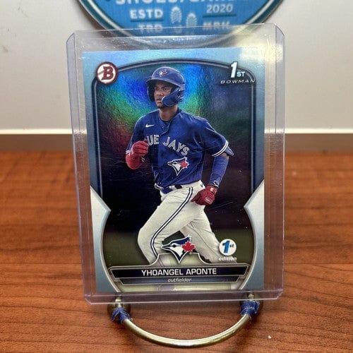 Yhoangel Aponte 2023 1st Bowman Prospect 1st Edition Sky Blue BP-110 B
