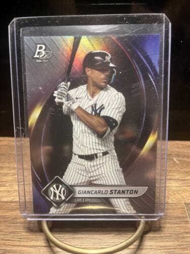 Giancarlo Stanton 2022 Bowman Platinum Baseball Card #61 New York Yank
