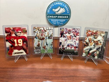 Joe Montana KC Chiefs Lot 95 Topps Stadium Club/95 Upper Deck/93 Playo