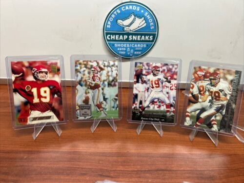 Joe Montana KC Chiefs Lot 95 Topps Stadium Club/95 Upper Deck/93 Playo