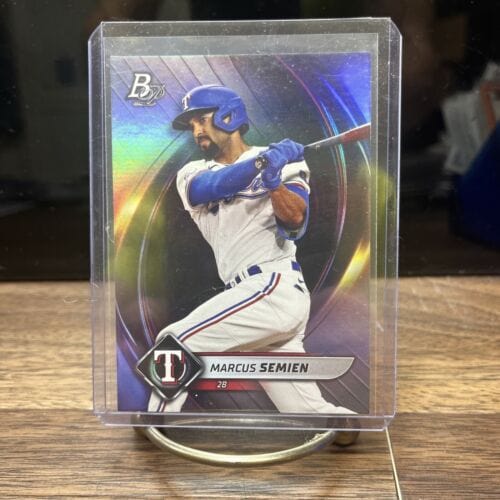 2022 Bowman Platinum Marcus Semien Texas Rangers Baseball Card  #64