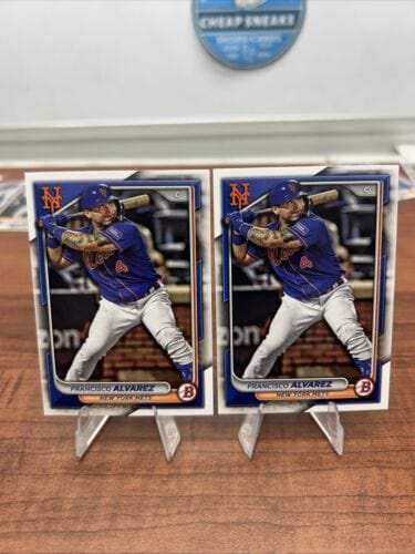 Francisco Alvarez 2024 Bowman #75 New York Mets Baseball Card + Bonus
