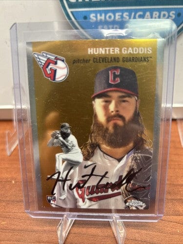 Hunter Gaddis RC 2023 Topps Chrome Platinum Anniversary Cleveland Guar