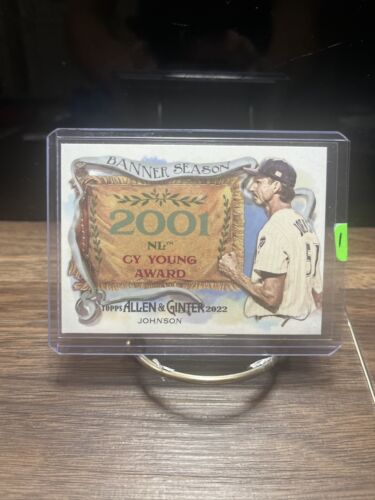2022 Allen & Ginter Banner Season #BS-24 Randy Johnson - Arizona Diamo