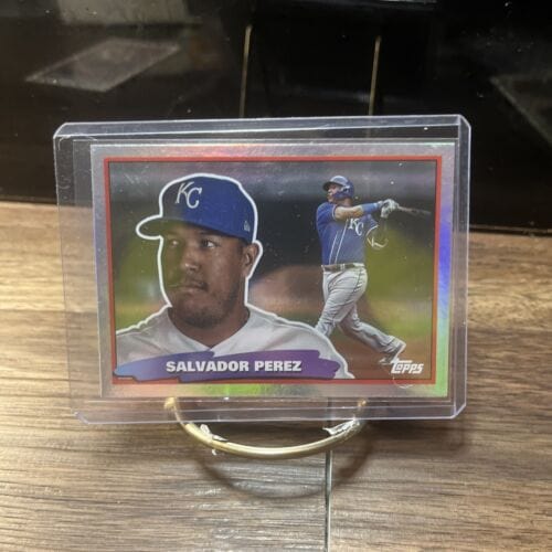 💥2022 Topps Archives Salvador Perez 1988 Big Foil Kansas City Royal