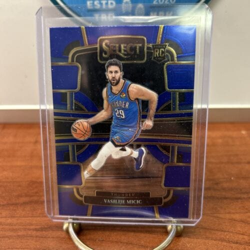 2023-24 Panini Select #92 Vasilije Micic RC Blue Concourse Oklahoma Ci
