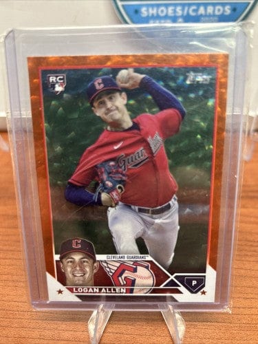 2023 Topps Update Logan Allen Rookie Card Orange Foil 67/299 RC Guardi