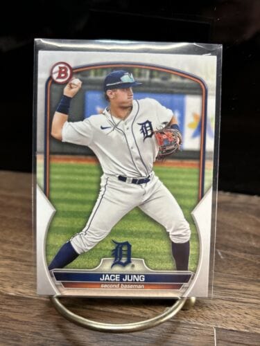 2023 Bowman Paper Base #BP-53 Jace Jung - Detroit Tigers