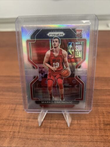 2021-22 Panini Prizm Marko Simonovic Silver Prizm #166 Rookie Card/RC