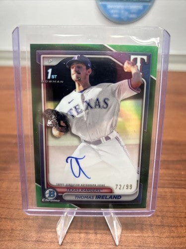 Thomas Ireland 2024 Bowman Chrome Green Auto Refractor #CPA-TI /99