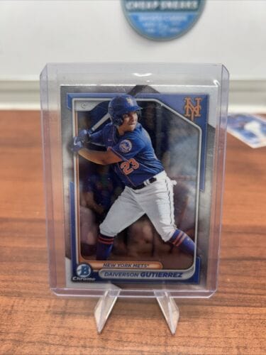 Daiverson Gutierrez 2024 Bowman Chrome #BCP-59 New York Mets