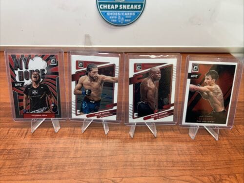 2022 Donruss Optic UFC Lot Max Holloway, J Peña “My House” Daniel