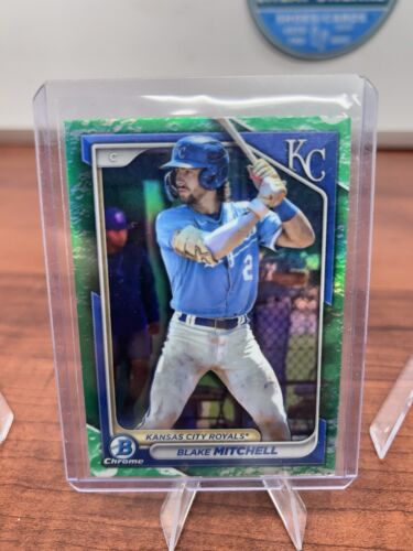 Blake Mitchell 2024 Bowman Chrome Lunar Glow #BCP-117 Kansas City