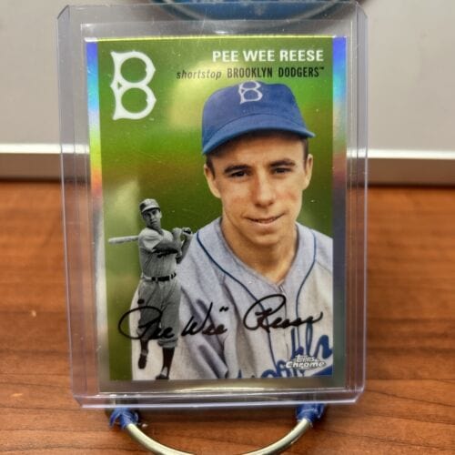 Pee Wee Reese 2023 Topps Chrome Refractor Platinum Anniversary Dodgers