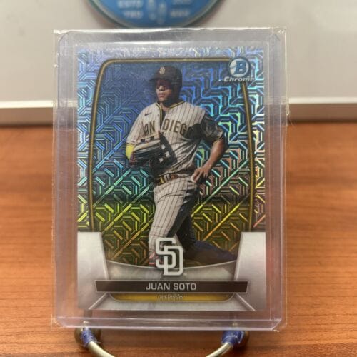 Juan Soto 2023 Bowman Chrome Mega/Mojo Refractor Card #52 San Diego Pa