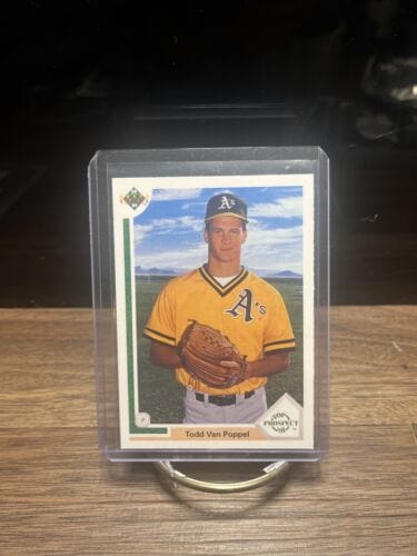 1991 Upper Deck #53 Todd Van Poppel Rookie Card Oakland A's