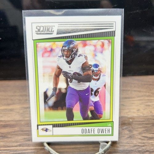 2022 Panini Score - #187 Odafe Oweh Baltimore Ravens
