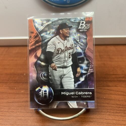 2023 Bowman Platinum Miguel Cabrera Ice Foil Ref. Parallel #84 Detroit