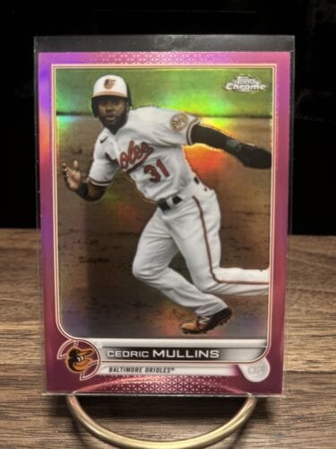 2022 Topps Chrome MLB - Pink Refractor - #120 Cedric Mullins Baltimore