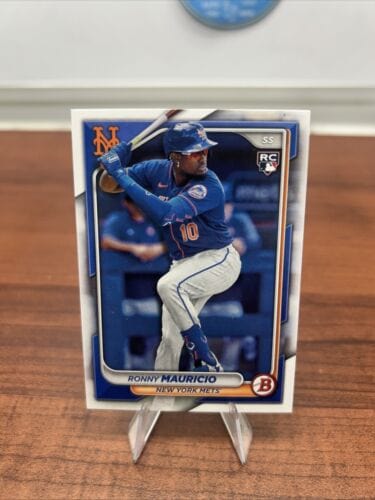 2024 Bowman Ronny Mauricio RC New York Mets Rookie #13