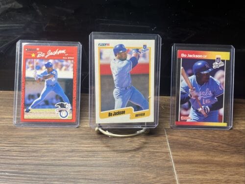 Bob Jackson 3 Card Lot 90 Fleer, Donruss,89 Donruss