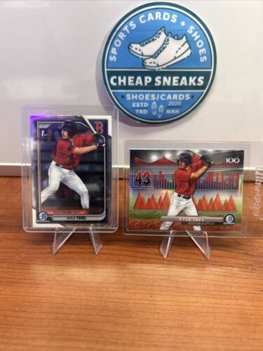 Kyle Teel 2024 Bowman Chrome Prospect BCP-48/Bowman Scouts BTP-43 Bost