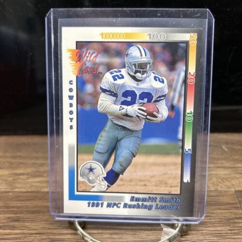 1992 Wild Card Emmitt Smith Dallas Cowboys NFC Rushing Leader