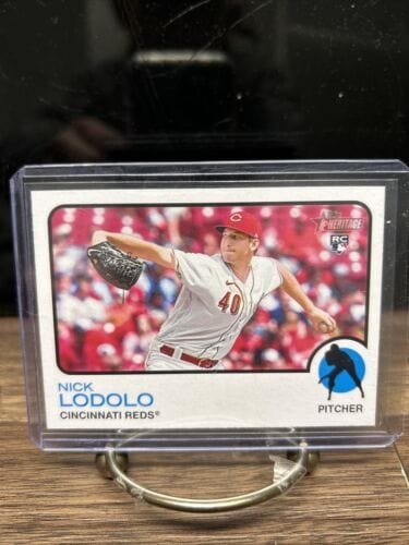 NICK LODOLO RC 2022 TOPPS HERITAGE HIGH NUMBER ROOKIE #676 CINCINNATI