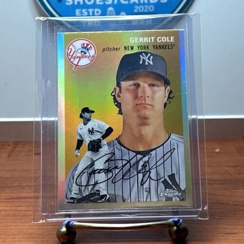 Gerrit Cole 2023 Topps Chrome Platinum Anniversary Silver Refractor Ya
