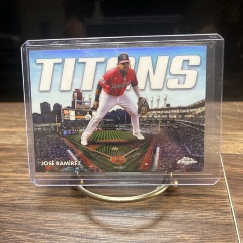 2023 Topps Chrome JOSE RAMIREZ Titans Refractor Insert #CT-8 CLEVELAND