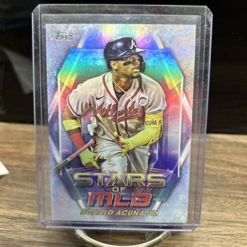 Ronald Acuna Jr. 2023 Topps Series 1 Stars of MLB Insert #SMLB-3 Atlan