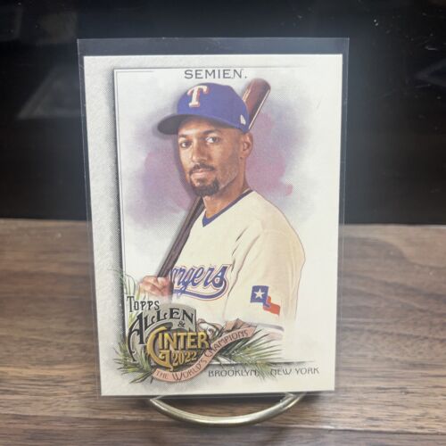 2022 Topps Allen and Ginter #198 Marcus Semien Texas Rangers