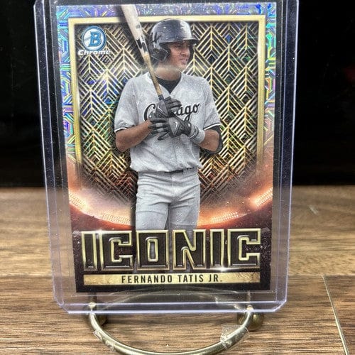 Fernando Tatis Jr. 2023 Bowman Chrome Iconic Insert Mojo Refractor #BI
