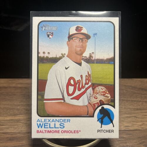 ALEXANDER WELLS 2022 Topps Heritage High Number #662 Rookie RC