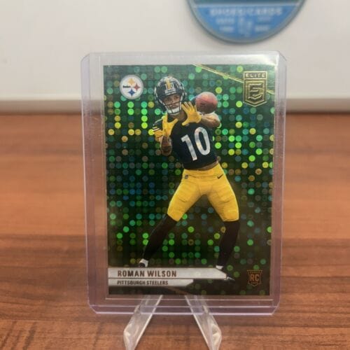 2024 Panini Donruss Elite - Green Disco #156 Roman Wilson RC • Steel