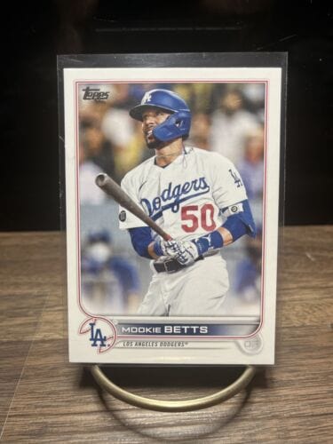 2022 Topps Series 1 Mookie Betts #50 Los Angeles Dodgers