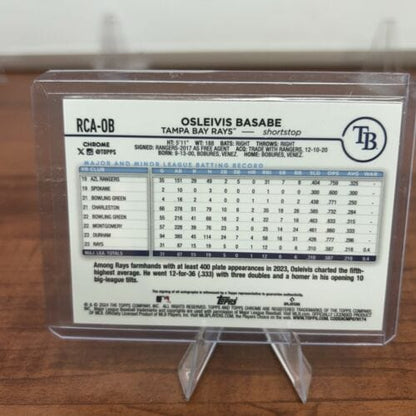 2024 Topps Chrome Logofractor Edition - MLB Refractor Chrome Autograph
