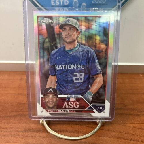 2023 Topps Chrome Matt Olson 2023 All Star #ASGC26 Atlanta Braves