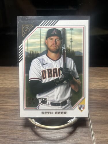 Seth Beer (RC) 2022 Topps Gallery Printer Proof Rookie Card #17 Diamon
