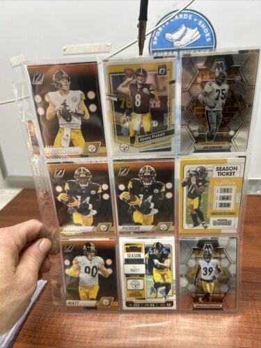 Pittsburgh Steelers 28 Card NFL Lot 2023 Optic,Zenith,Contenders 1980