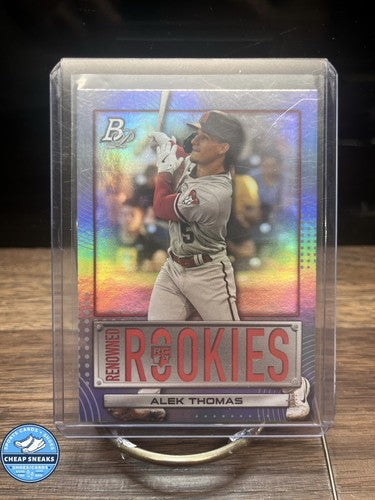 2022 Bowman Platinum Alek Thomas Renowned Rookies #RR-11 Arizona Diamo