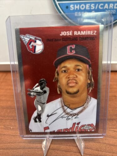 Jose Ramirez 2023 Topps Chrome Platinum Anniversary Cleveland Guardian
