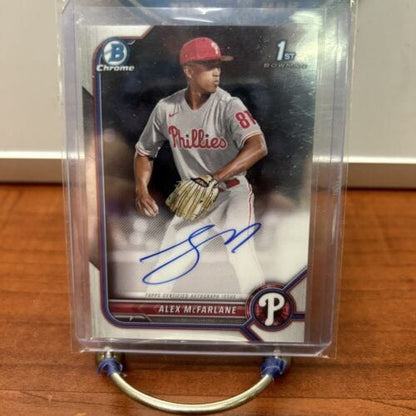 2022 Bowman Chrome Draft Alex McFarlane 1st Prospect Auto Autograph #C