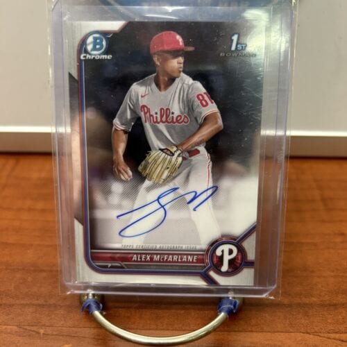 2022 Bowman Chrome Draft Alex McFarlane 1st Prospect Auto Autograph #C