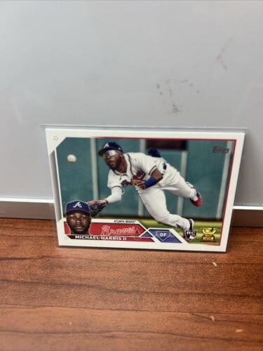 Michael Harris II RC Lot (3) 2023 Topps Series 1#206 Rookie Card Atlan