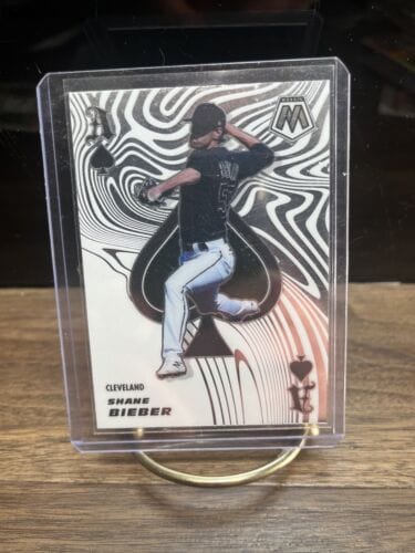 2021 Panini Mosaic - Shane Bieber Aces No. ACE4