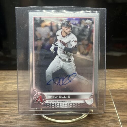 2022 Topps Chrome Drew Ellis Rookie Auto RA-DE Arizona Diamondbacks RC